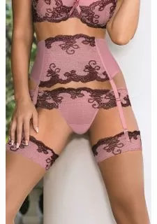 Roza Caryca Suspender Belt Pink