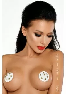 Me Seduce NC 052 White / Gold Studs