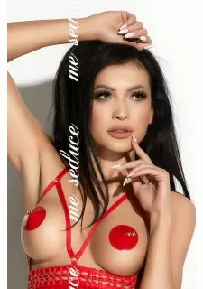 Me Seduce NC 044 Red / Gold Stud
