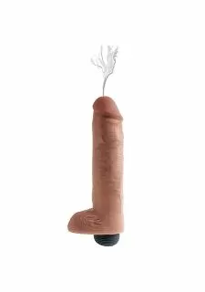 King Cock 10 Inch Squirting Cock with Balls