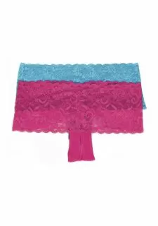 Shirley of Hollywood SoH 59 Stretch Lace Boy Short Pink