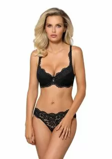 Roza Newia Black Thong