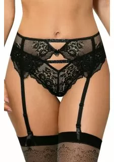 Roza Kena Black Suspender Belt