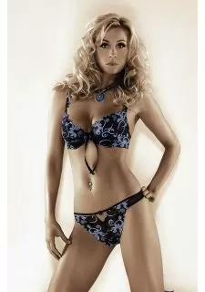 Roza Florence Blue Thong