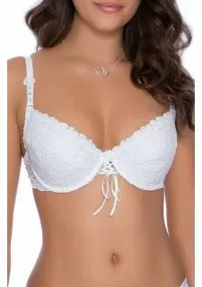 Roza Damaris White Bra
