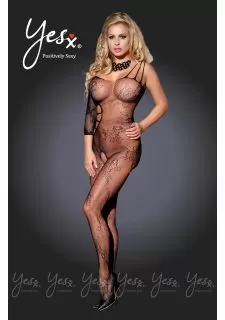 Yesx YX939 Bodystocking Black