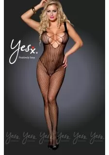 Yesx YX938 Bodystocking Black