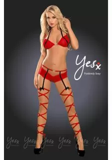YesX YX904 Bra Set Red/Black