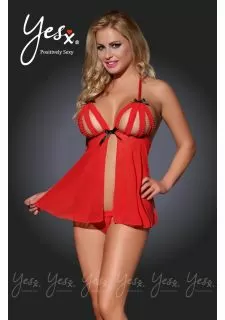 YesX YX648 Dress Red/Black