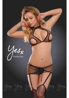 YesX YX510 Dress Set Animal Print