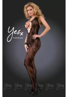 YesX YX403 Bodystocking Black