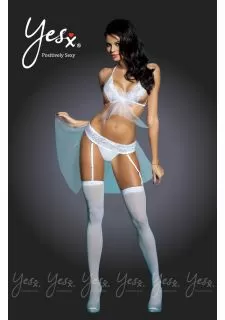 Yesx YX343 3 Piece Set White