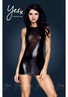 Yesx YX186 2pc Dress & Thong Black