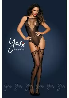 Yesx YX179 Bodystocking Black