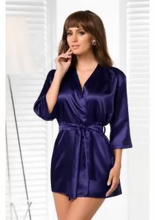 Irall Aria Dressing Gown Navy