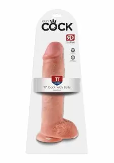 King Cock 11 Inch Dildo with Balls
