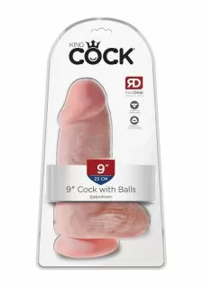 King Cock 9 Inch Chubby Dildo