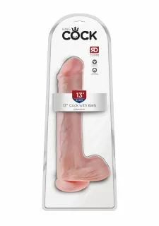King Cock 13 Inch Dildo with Balls
