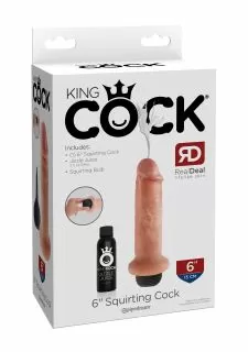 King Cock 6 Inch Squirting Dildo