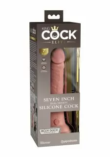 King Cock Elite 7 Inch Silicone Dual Density Dildo