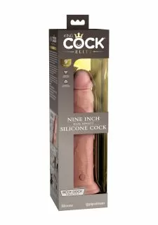 King Cock Elite 9 Inch Silicone Dual Density Dildo