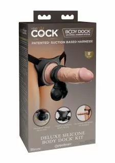 King Cock Elite Deluxe Silicone Body Dock Kit