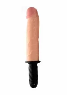 Master Series Onslaught 13 Mode XXL Vibrating Giant Dildo Thruster - Flesh