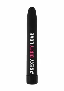 Feelgood Vibe #Sexydirtylove Classic Vibrator - Black