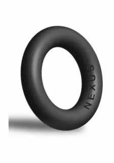 Nexus ENDURO+ Thick Silicone Super Stretchy Cock Ring - Black