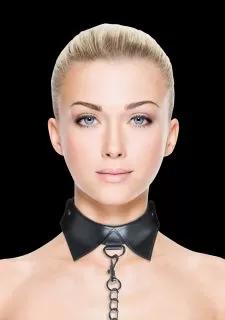 Ouch Exclusive Collar & Leash - Black