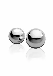 Ouch Medium Weight Ben-Wa-Balls - Silver