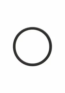 Shots Toys Flat Cock Ring - Black - XL