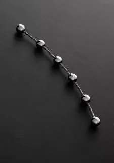 Shots - Steel Thai Anal Beads Stick (50x15x28mm