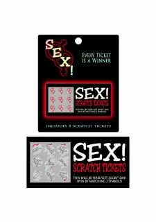 SEX! Scratch Tickets