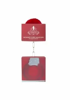 Beginner's Furry Handcuffs -Red