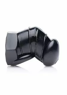 Master Series Detained Black Restricted Chastity Cage with Nubs