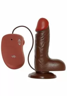 Real Rapture Realistic Vibrator - Brown 6"