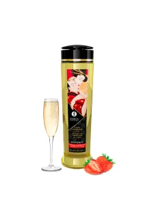 Shunga Massage Oil-Sparkling Strawberry Wine