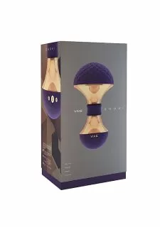 Vive Enoki Massage Wand Vibrator-purple