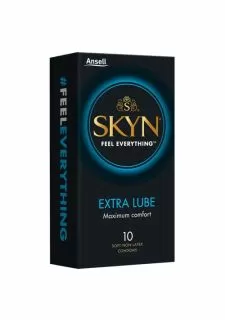 Skyn Extra Lube 10 Pack Maximum Comfort Condoms