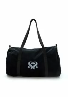 SEI MIO - Velvet Duffle Bag - Black
