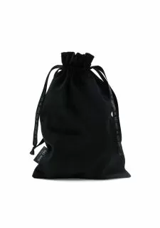 SEI MIO - Velvet Drawstring Bag - Black (300mm x 200mm)