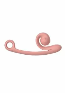 Snail Vibe Curve Duo Vibrator - Peachy Pink