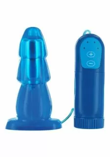 Toyz4Lovers The Deep Blue Vibrating Butt Plug